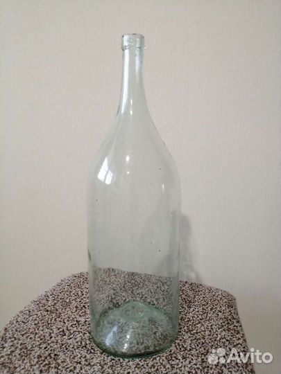 Бутыль стеклянная