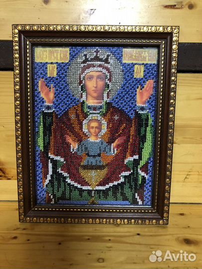 Икона бисером