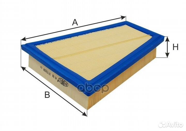 Фильтр воздушный AG786 AG786 Goodwill