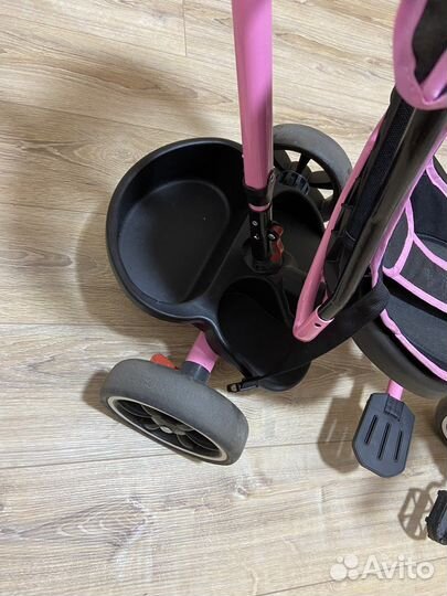 Детский трехколесный велосипед/коляска