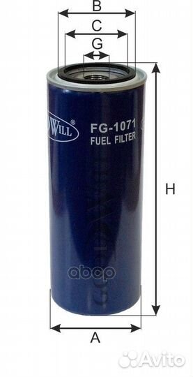 Фильтр топливный FG1071 Goodwill
