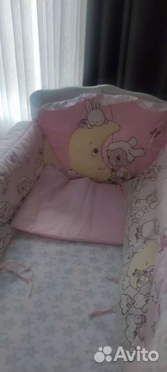 Бортики в детскую кроватку