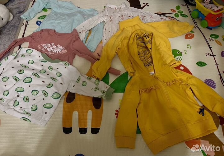 Пакет одежды на девочку 86 92