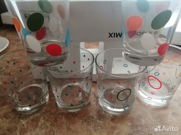 Набор стаканов для напитков икеа