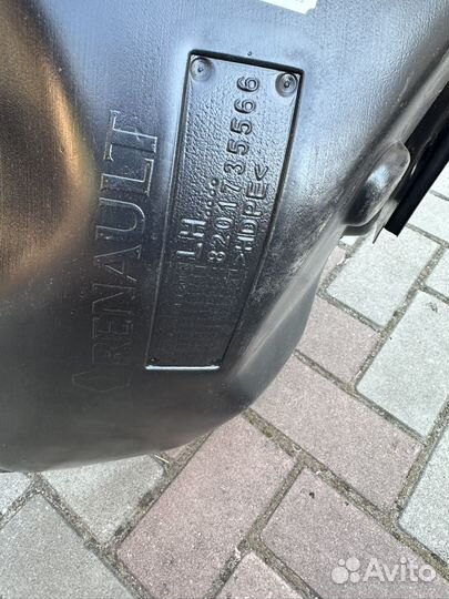 Подкрылки задние renault duster