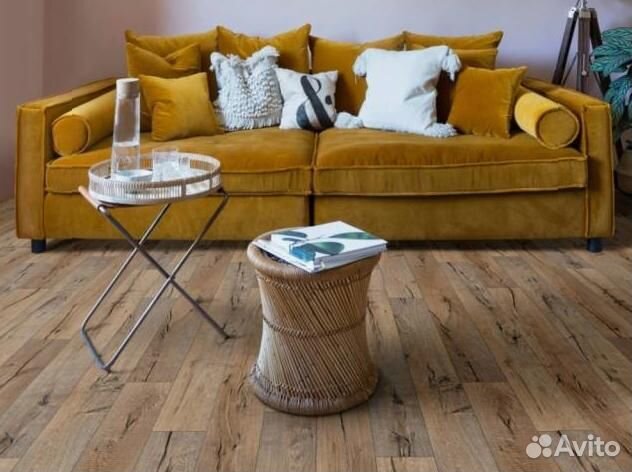 Линолеум с усиленным защитным слоем