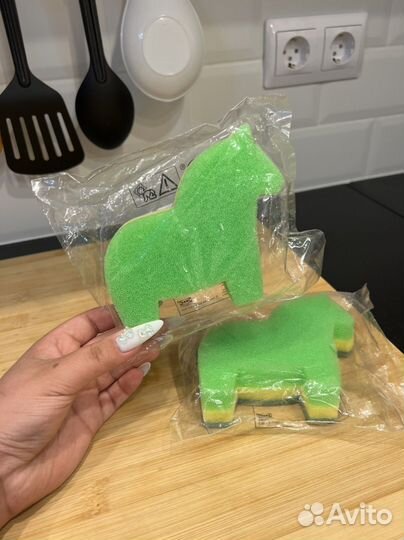 Губка для посуды (2 шт) IKEA снаббакат