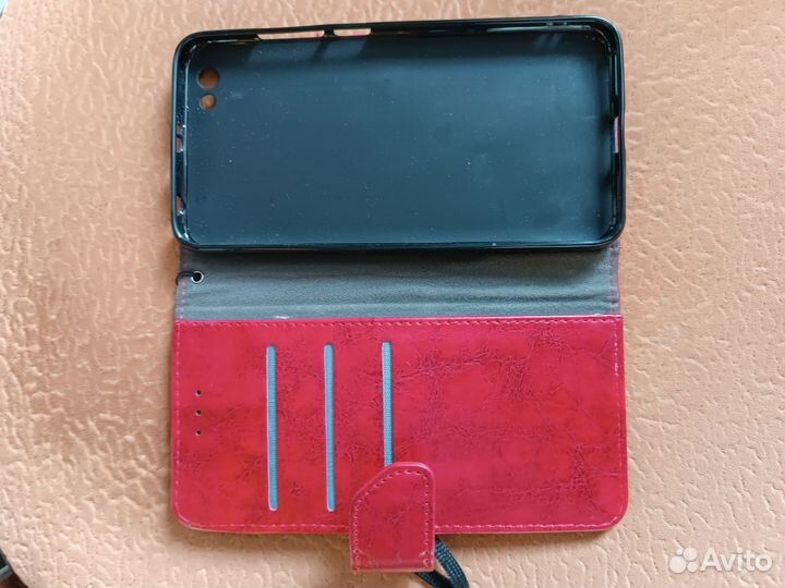 Кожаный чехол для redmi note 5A