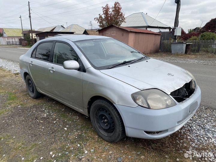 Toyota Corolla 1.3 AT, 2001, битый, 225 000 км