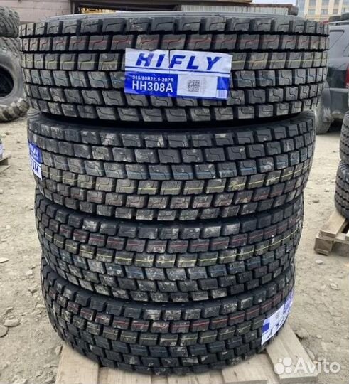 Шина 315/80R22.5 hifly HH308A 156/152L TL Ведущая