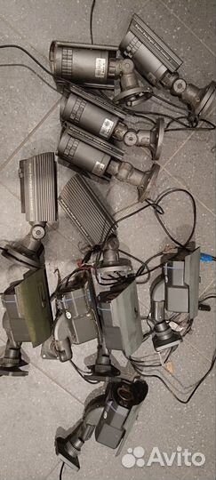 Камеры видеонаблюдения уличные б.у и регистратор