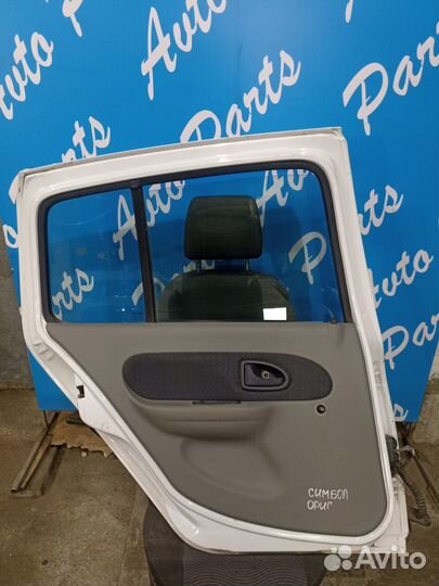 Дверь задняя левая Рено Симбол белая