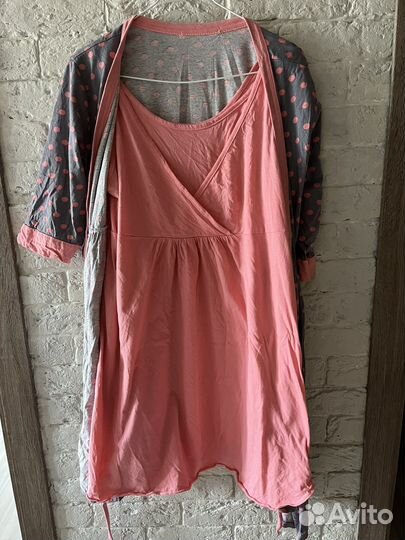 Халат и сорочка для беременных и кормящих