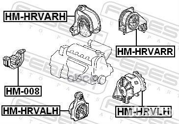 HM-hrvarr подушка двигателя задняя Honda Hr-V