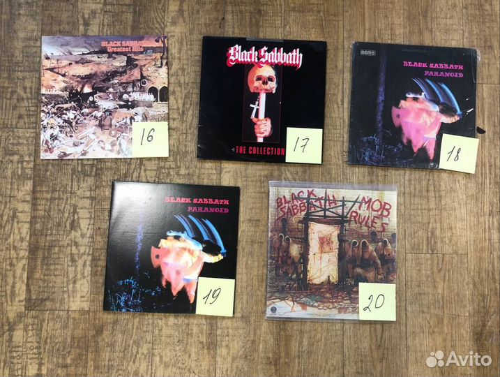 Pink Floyd, Deep Purple, Black Sabbath винил