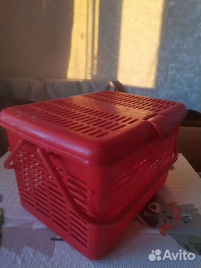 Переноска для животных и миска