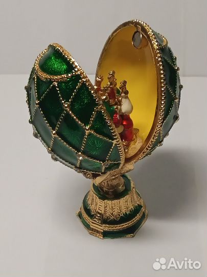 Яйца шкатулка, Латунь