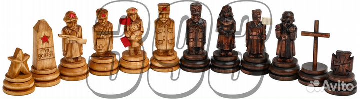 Шахматные фигуры Великая Отечественная Вой (50224)