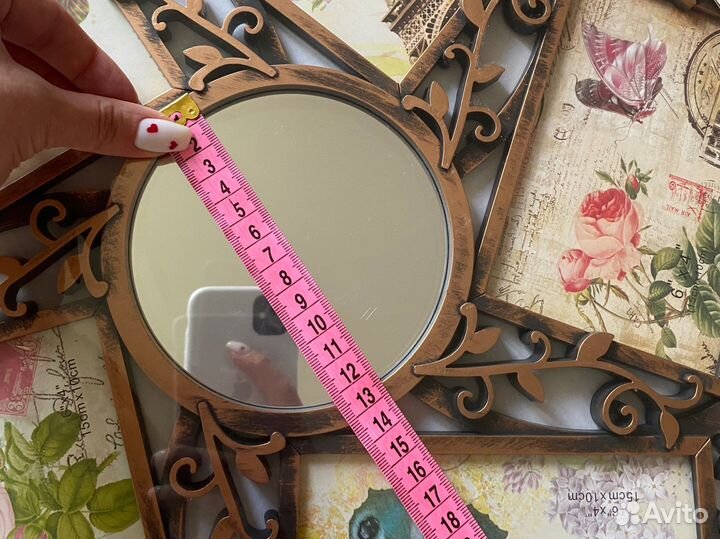 Рамка для фотографий с зеркалом