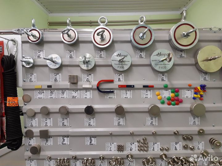 Поисковые магниты односторонние F400 сила 400 кг