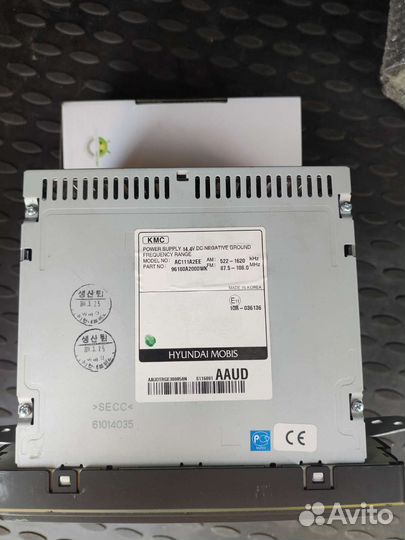 Штатное головное устройство Kia Ceed JD