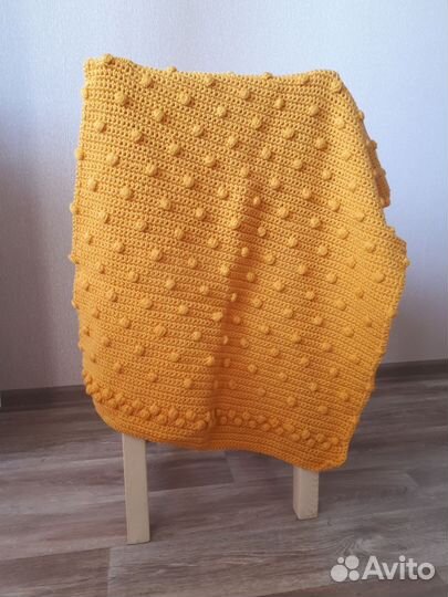 Плед детский вязаный ручная работа