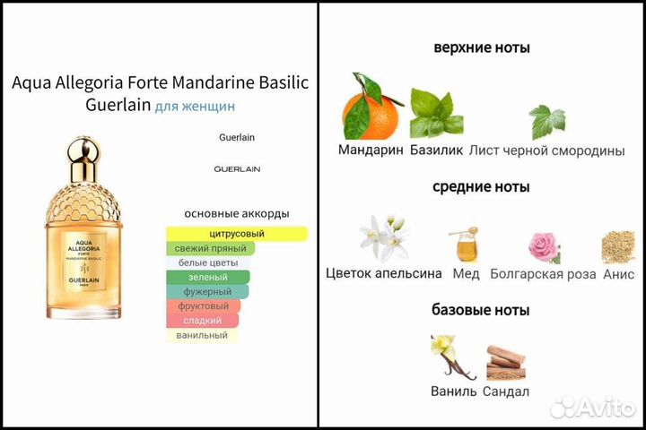 Aqua Allegoria редкости и новинки Forte распив