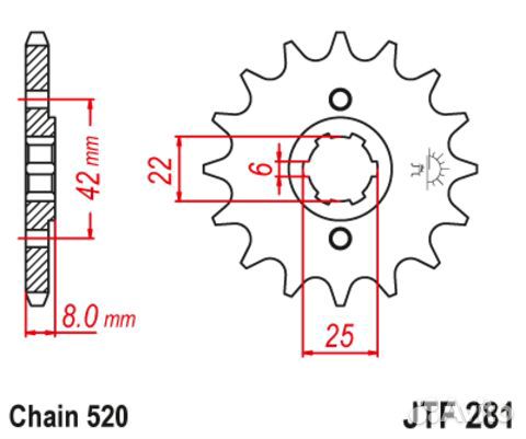 Звезда ведущая JTF281 14