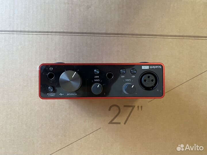 Focusrite scarlett solo 3rd gen