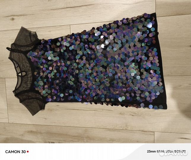 Платье для девочки 116 -122 черное