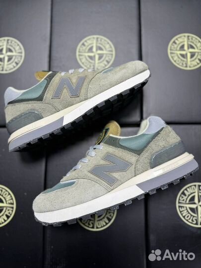 Кроссовки new balance 574 stone island