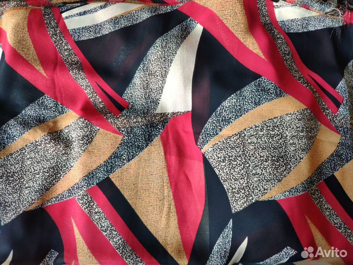 Шифон геометрия, ткань