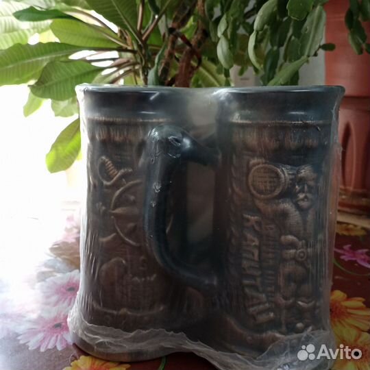 Пивной набор, кружка с пепельницой