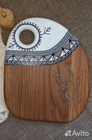 Доска разделочная дубовая