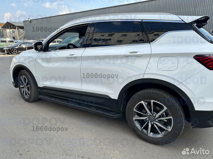 Пороги подножки на Geely Coolray 2019-н.в