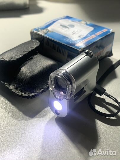 Микроскоп с LED подсветкой с чехлом, новый