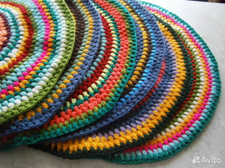 Коврики вязаные
