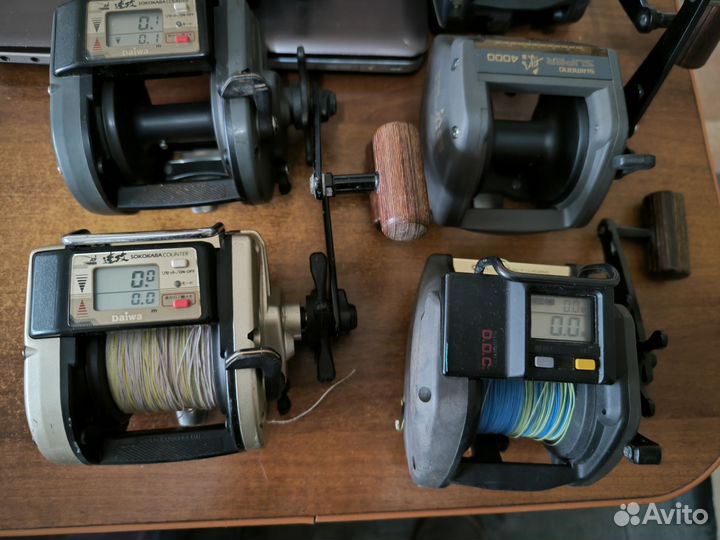 Мультипликаторные катушки Shimano, Daiwa