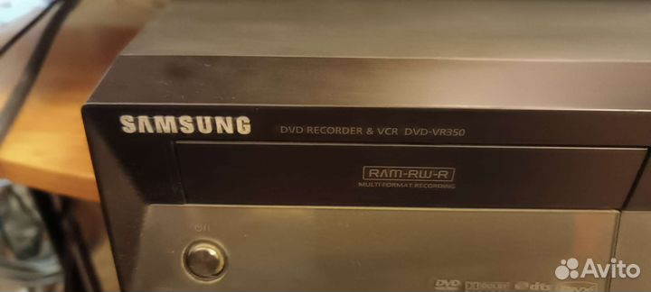 Видеомагнитофон с dvd рекордером Samsung DVD-VR350