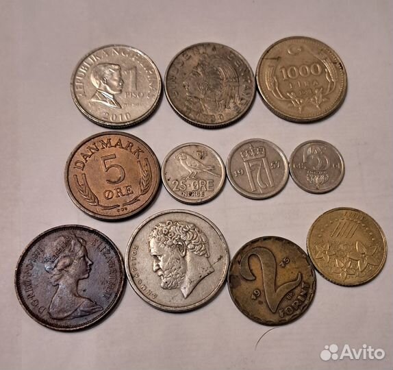 100 монет Со Всего Света. Без повторов. Коллекция