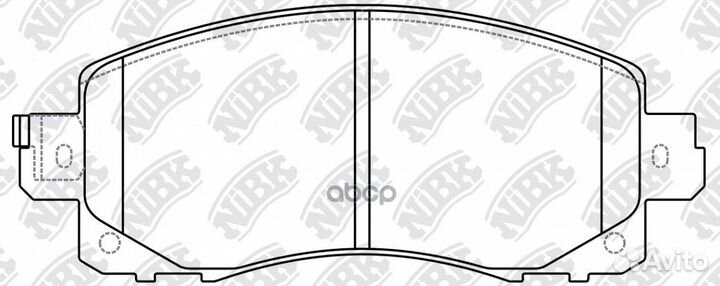PN7805 колодки дисковые передние Subaru Forest