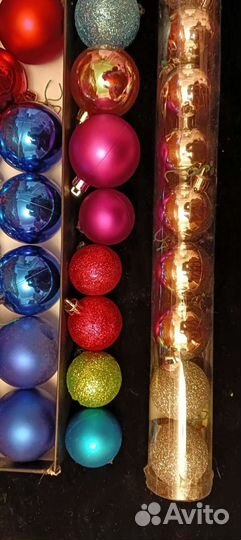 Шары ёлочные, новогодние игрушки