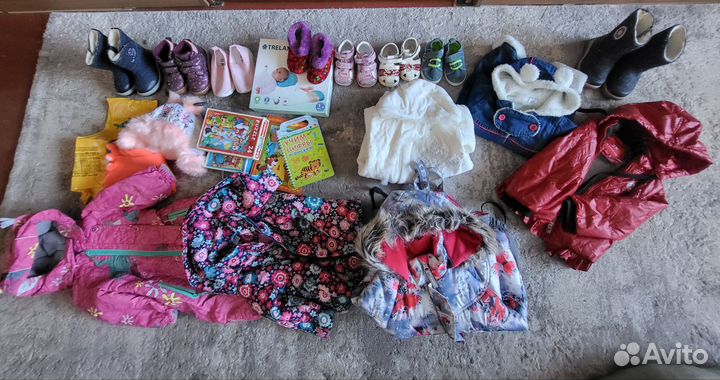 Детские вещи 62-92 для девочки пакетом