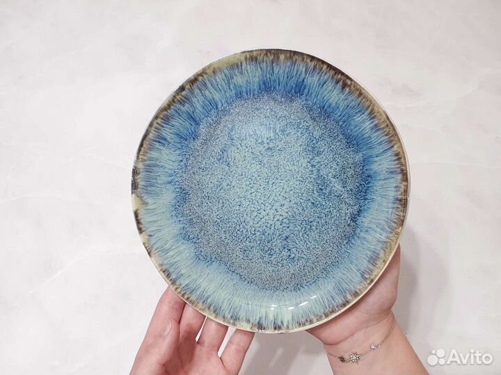 Набор посуды реактивная глазурь