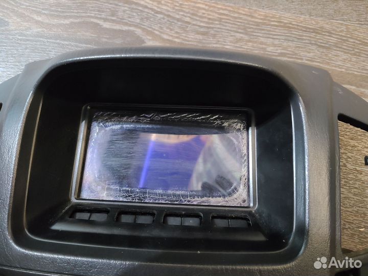 Экран климат контроля + штат магнитола Harrier 10