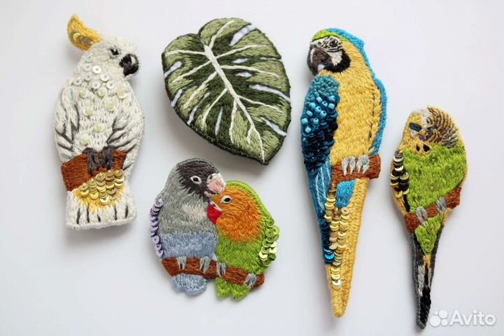 Брошь ручной работы