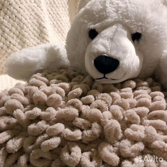 Подушка из пряжи alize puffy