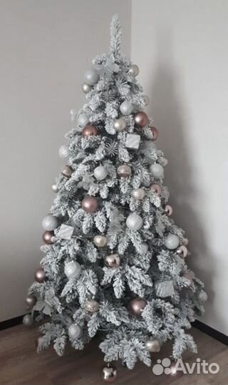 Елка искусственная заснеженная снежная 240