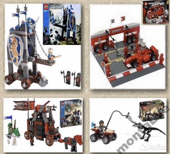 Lego. Большой лот из 4 конструкторов. Оригиналы