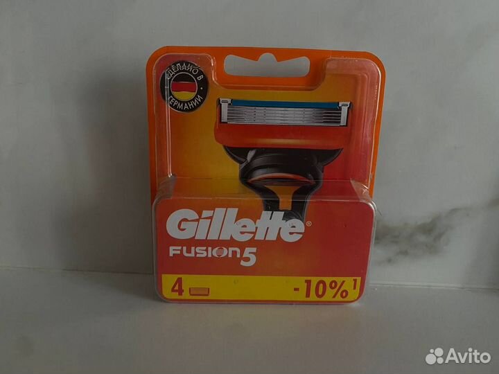 Кассеты Gillette fusion 5 (4 шт) 5 лезвий